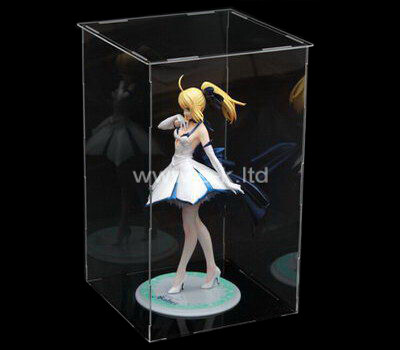 Plastic figure display box