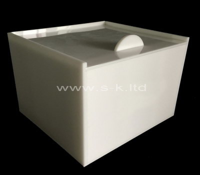 white storage box with lid