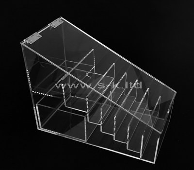 acrylic divided compartment box
