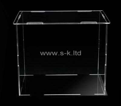 Transparent acrylic display case
