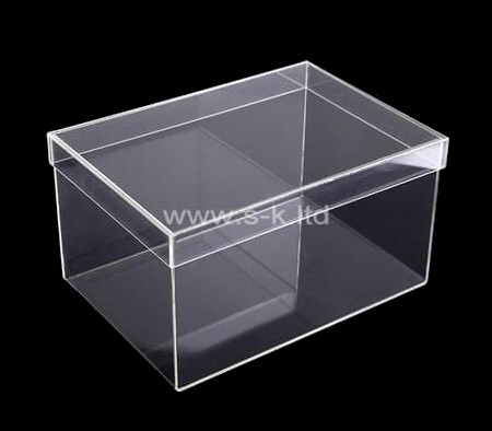 Transparent lucite display case