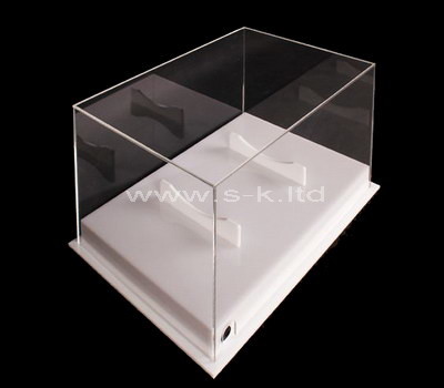 transparent plexiglass display case