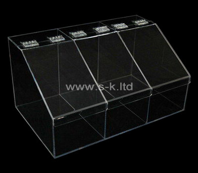 Clear perspex box with lid