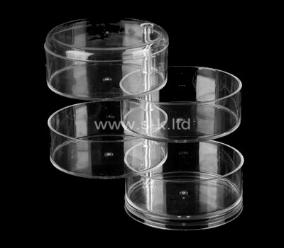 Clear acrylic round box