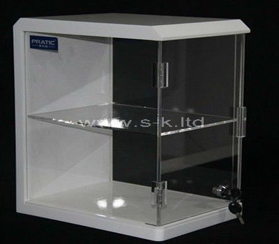 acrylic small corner display cabinet