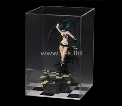 Clear acrylic figure display case