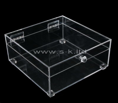 clear acrylic display box with lid