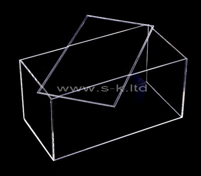 transparent perspex display box