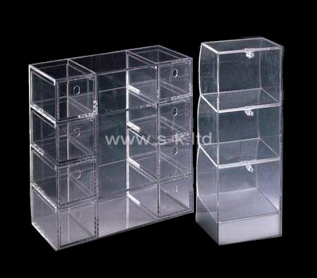 Clear acrylic display cabinet
