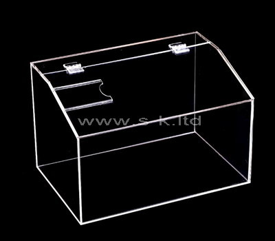 transparent acrylic display box with lid