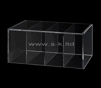 clear 4 compartment box