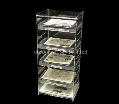acrylic newspaper cabinet