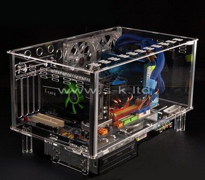 clear perspex computer case