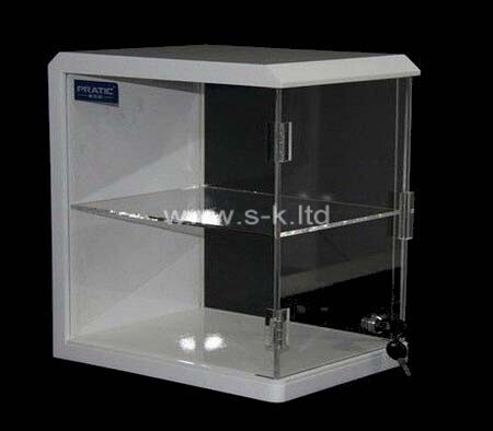 Clear small acrylic display cabinet