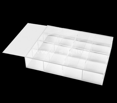 plexiglass compartment organizer box