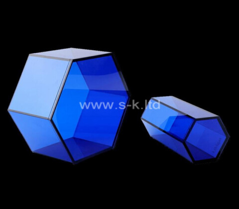 Acrylic hexagon display box