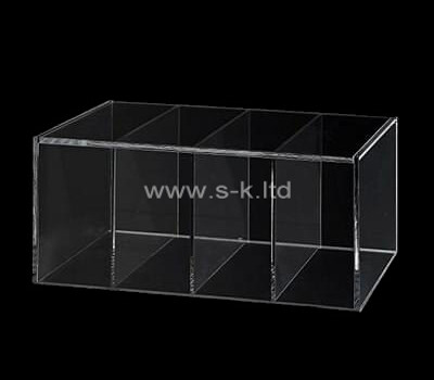 Clear plastic organizer box