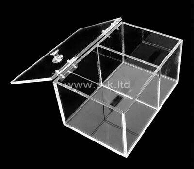 Clear acrylic 2 compartment box