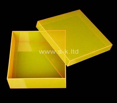Colored acrylic boxes
