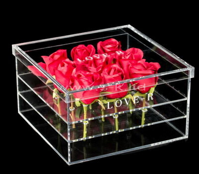 acrylic flower case