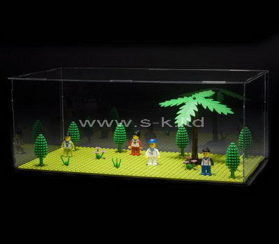 lucite model display cases for sale