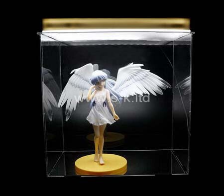 Clear figure display case