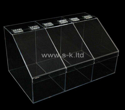 Clear acrylic containers