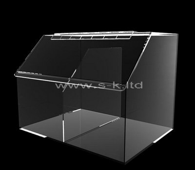 acrylic compartment organiser box