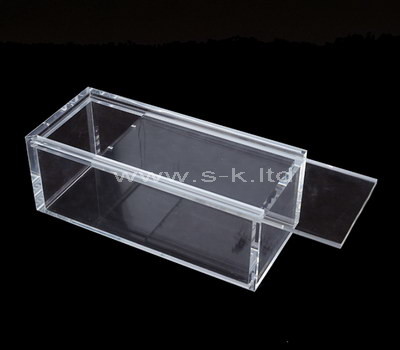 clear sliding lid box