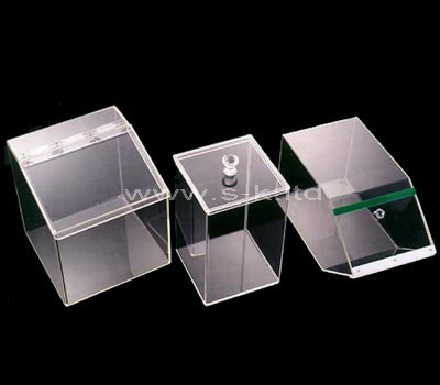 clear plastic display boxes with lids