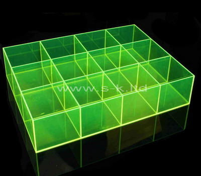 plexiglass 12 compartment box