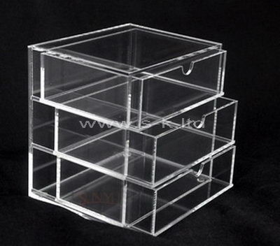 acrylic makeup storage clear drawer