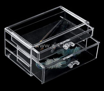 Acrylic 2 drawer makeup organizer