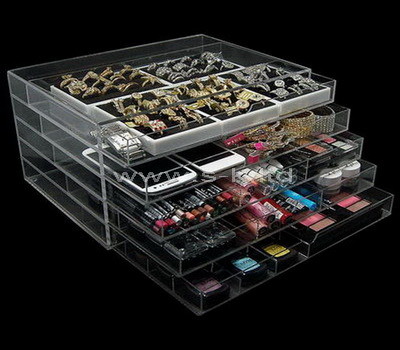 acrylic 5 drawer makeup organizer