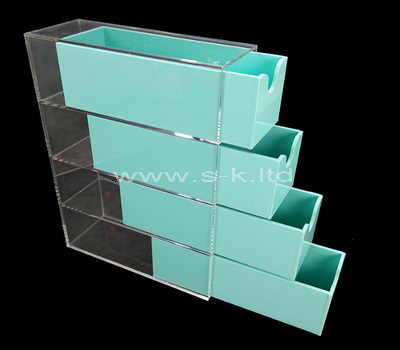 acrylic 4 drawer storage