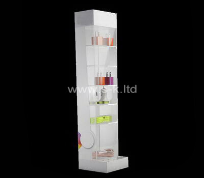 Acrylic tall slim display cabinet