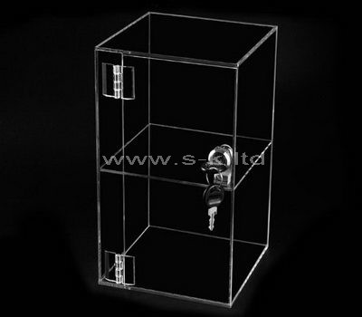 lucite display cabinet case