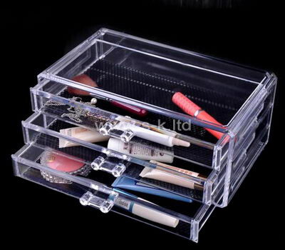 Acrylic cosmetic drawers