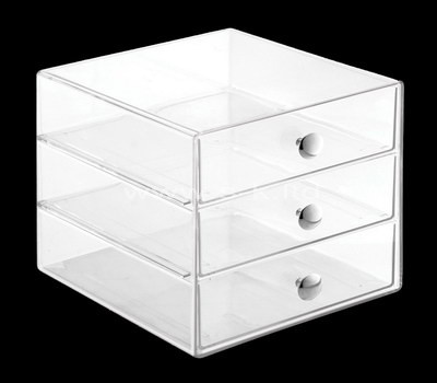 lucite makeup drawers