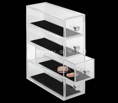 lucite 4 drawer makeup organizer