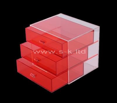 perspex makeup drawers