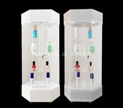 lucite cosmetic display cabinet