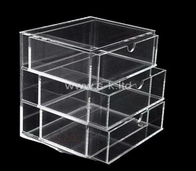 Perspex drawer organiser makeup