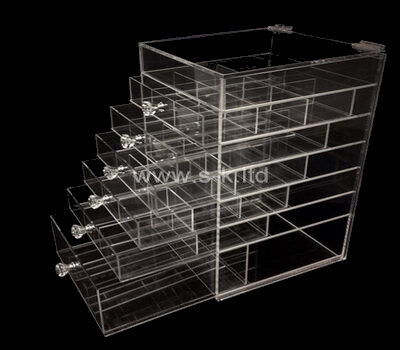 Lucite makeup drawer organiser