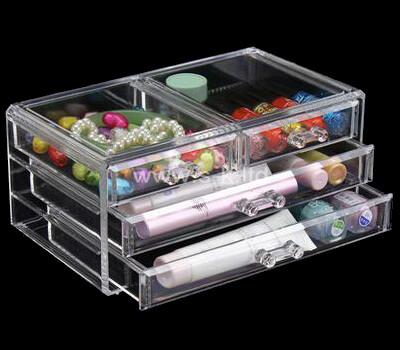 Organizador plexiglás 4 cajones maquillaje
