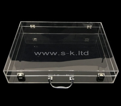 flat storage box with lid