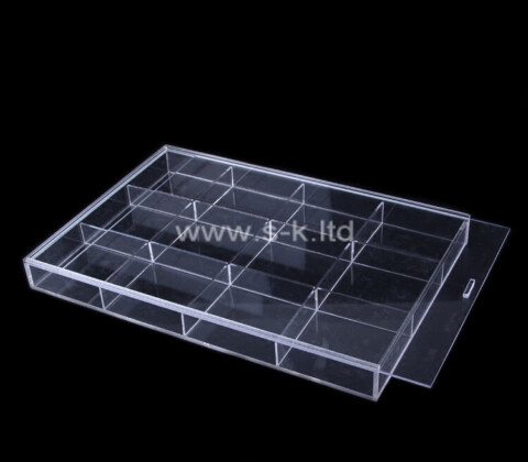 Acrylic earring compartment box