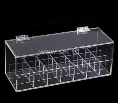 Plexiglass multi compartment storage box