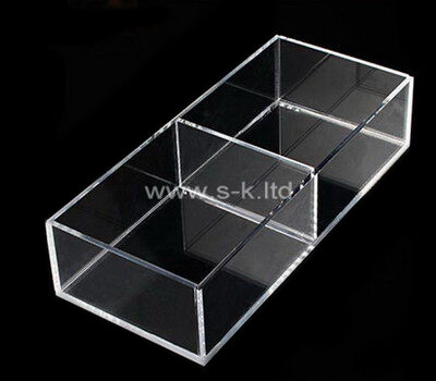 Clear compartment organizer box