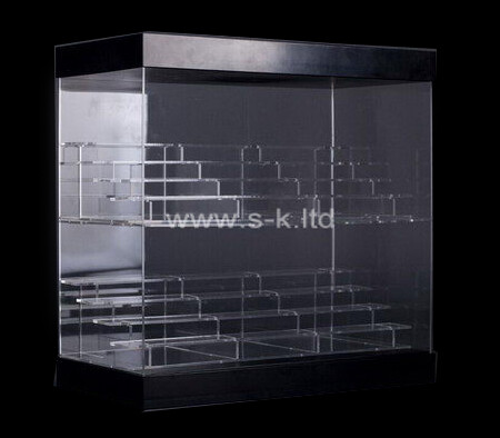 Multi tiered clear acrylic display cabinet